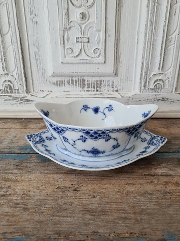 Royal Copenhagen Blue Fluted half lace sauce bowl No. 563