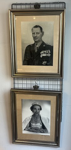 A set of  original photographs of King Frederik the 9th and Queen Ingrid