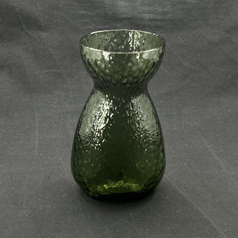 Støvet grønt hyacintglas fra Fyens Glasværk
