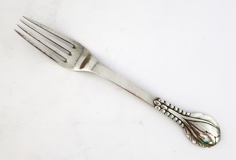 Evald Nielsen silver cutlery no. 3. Silver (830). Dinner fork. Length 20.3 cm.