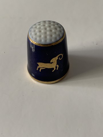 Bing & Grøndahl blue thimble with star sign Aries
SOLD