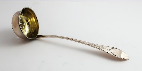 Poul Jensen Theilgaard, Odense. Silver sugar spoon. Length 18 cm. Produced 1792 
-1820