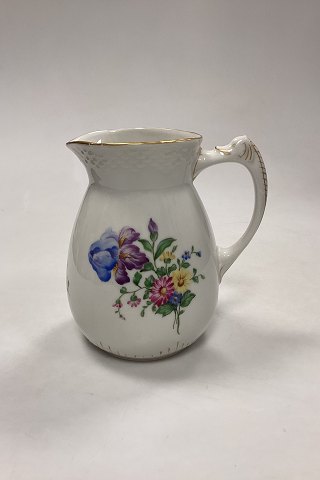 Bing and Grondahl Saxon Flower, White Milk Jug No. 84