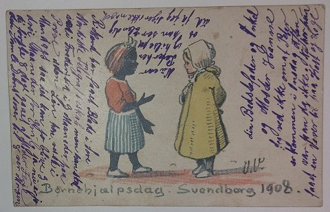 Postkort: Børnehjælpsdag Svendborg 1908