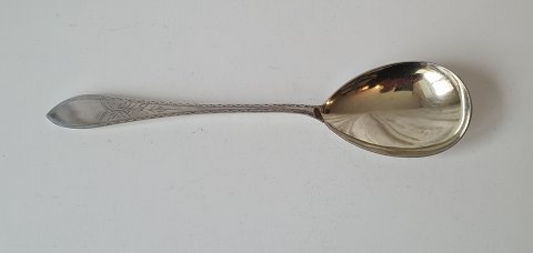 Empire stor serveringsske i sølv fra 1914 - 26,5 cm.