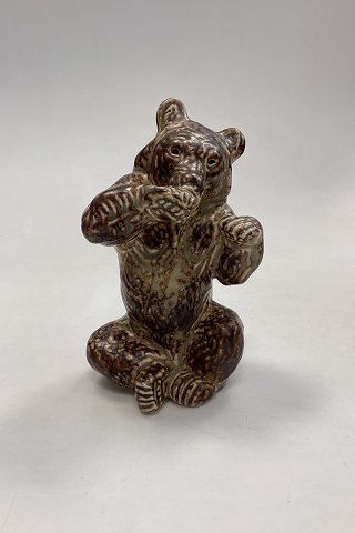 Royal Copenhagen Stoneware Figurine of Sitting Bear No. 21675