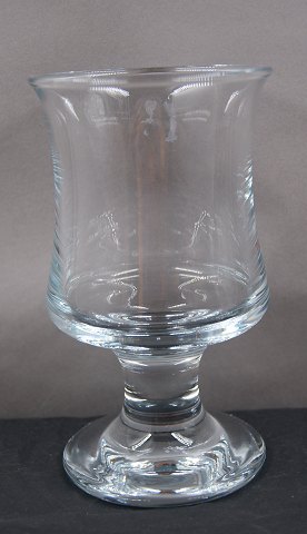 Ship's glassware by Danish Holmegaard, beer or large red wine glasses 15cm.