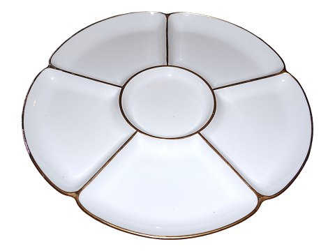Bing & Grondahl White with gold edge
Large divided dish
