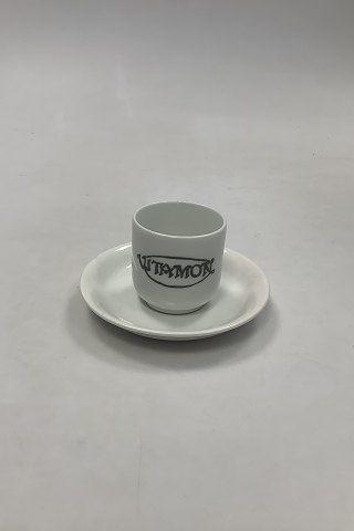 Porcelænsfabrik Norden / Bing og Grøndahl Reklame Mokka Kop for Vitamon