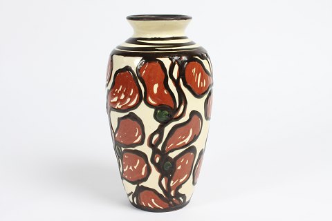 Herman A. Kähler
Ceramic vase 
with cow horn decoration