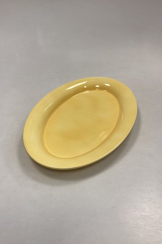 Royal Copenhagen Ursula Oval Plate in Yellow No. 624