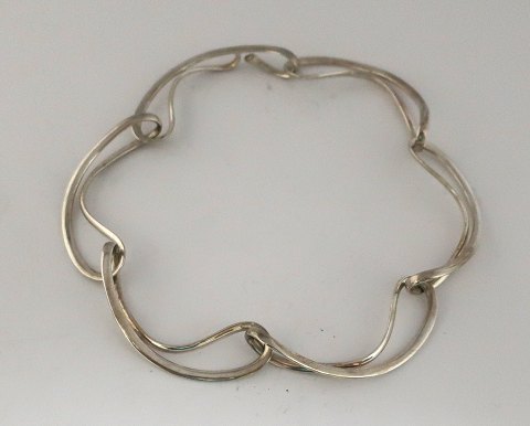 Georg Jensen. Sterling sølv halskæde. Infinity. Model 452. Længde 38 cm.