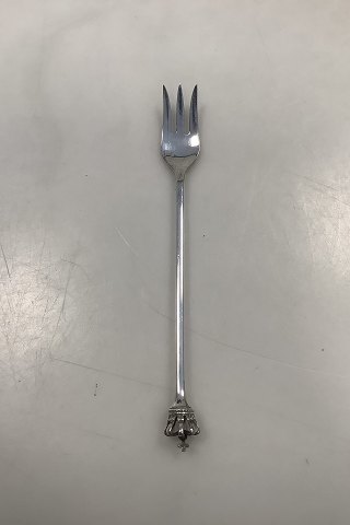 Krone / Crown Cocktail Fork in Sterling Silver