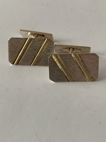 Cufflinks with gilding, stamped 925s Pi