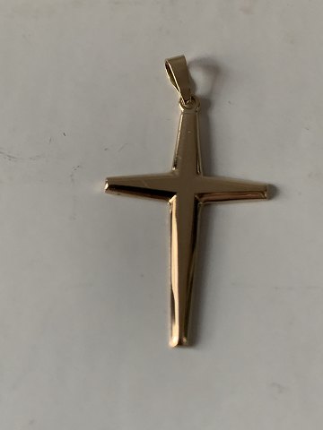 Cross pendant in 14 carats
Gold stamp: 585
H. 32.38 X W. 17.02 mm
Thickness. 1.05 mm