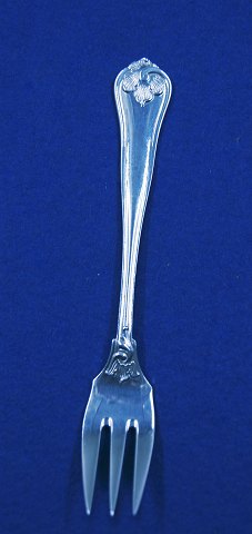 Saksisk Danish silver flatware, cake forks 13.5cms