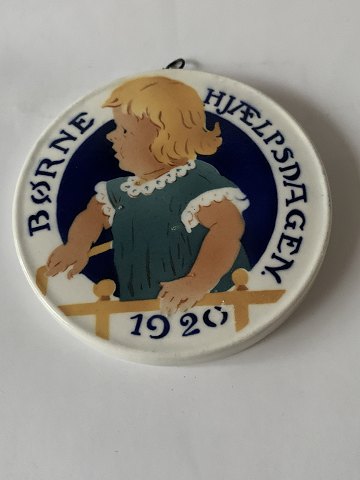 Børnehjælpsdagsplatte 1920.