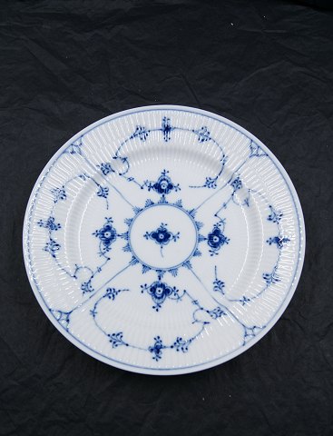 Musselmalet riflet porcelæn. Frokosttallerkener 21,5cm nr. 178