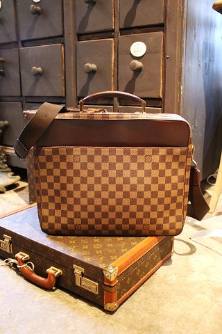 Vintage, Louis Vuitton Damier Ebene Sabana Business Laptop/dokument taske...