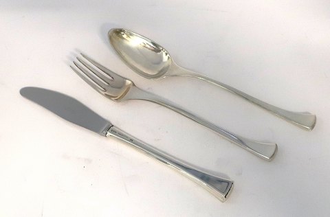 Hans Hansen. Kristine. Sterling (925). Barnesæt. Længde 16 cm.