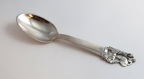 H. C. Andersen eventyrske. Sølvbestik. Den standhaftige tinsoldat. Sølv (830). 
Længde 15 cm