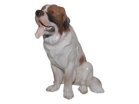 Kæmpe og sjælden Bing & Grøndahl figur
Sankt Bernhard  hund