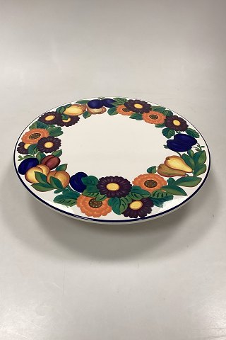 Royal Copenhagen Golden Summer Cake Dish on Foot No 832 
