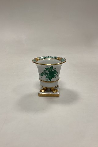 Herend Chinese Bouquet Grøn Vase/Bæger No. 6404/PSV