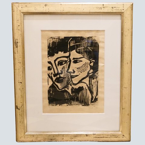 Emil Nolde; Doppelbildnis, 1937