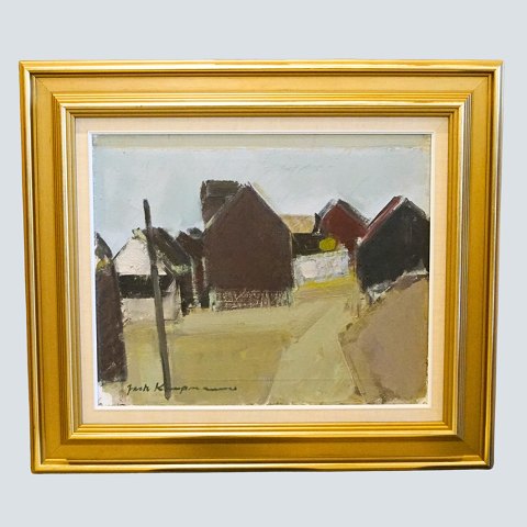 Jack Kampmann; Oil painting, Faroe Islands