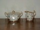 Royal Copenhagen "Henriette" Lidded sugar bowl and creamer SOLD