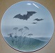 Royal Copenhagen Bat Wall Plate No 1374/1128