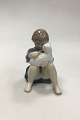 Royal Copenhagen Figurine Girl with Cat No 4631