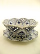 Royal Copenhagen Blue Fluted Full Lace fruit bowl with dish 1061-1062 sold