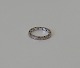 Ole Lynggaard, Charlotte Lynggaard design "Forever Love" ring i 18kt hvidguld 
med 8 brillanter