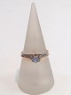 14k guldring m. aquamarin. Str. 59½
