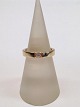 14k guldring m. brillant. Str. 54½