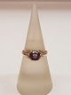 14k guldring m. ametyst og spinel. Str. 56