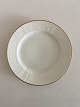 Royal Copenhagen White Juliane Marie with Gold Luncheon Plate No 12013