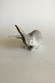 Royal Copenhagen Figurine Rabbit Scratching No 1252/378