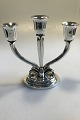 Evald Nielsen Sterling Silver 3-light candelabra
