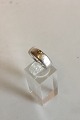 Pandora Ring i 925 Sterling Sølv med gylden sten i forgyldt indfatning