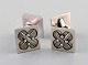 A pair of Georg Jensen art deco cufflinks in sterling silver. 1933-1944. Model 
number 62a.

