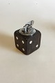 Hans Hansen Rosewood and Sterling Silver Dice Lighter