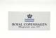 Forhandler skilt Royal Copenhagen
Fra Royal Copenhagen