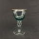 Green Viol white wine glass with golden edges
