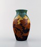 Gouda. Håndmalet art nouveau vase. Holland, 1920