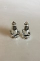 Georg Jensen Sterling Silver Magnolia Salt and Pepper Shakers No 2B