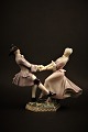 Bing & Grondahl porcelain figurine in overglaze.
"Dancing Couple"
B&G# 8020.
Height: 14.4cm.