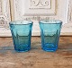 Søblå vandglas fra Fyens eller Kastrup glasværk